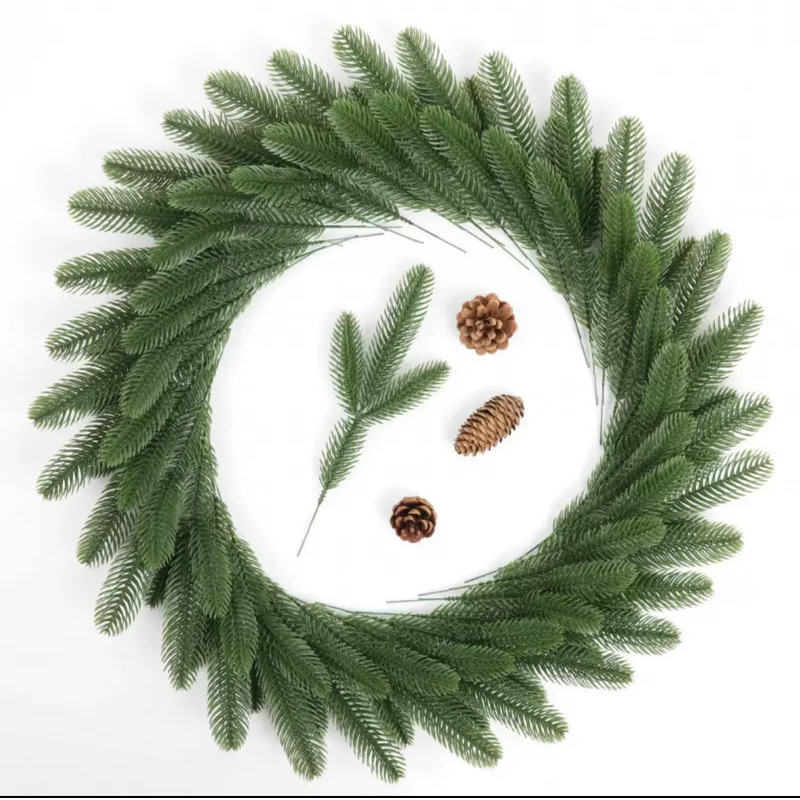 Artificial Pine Branches, Fake - Christmas Wreath Fake review and price
