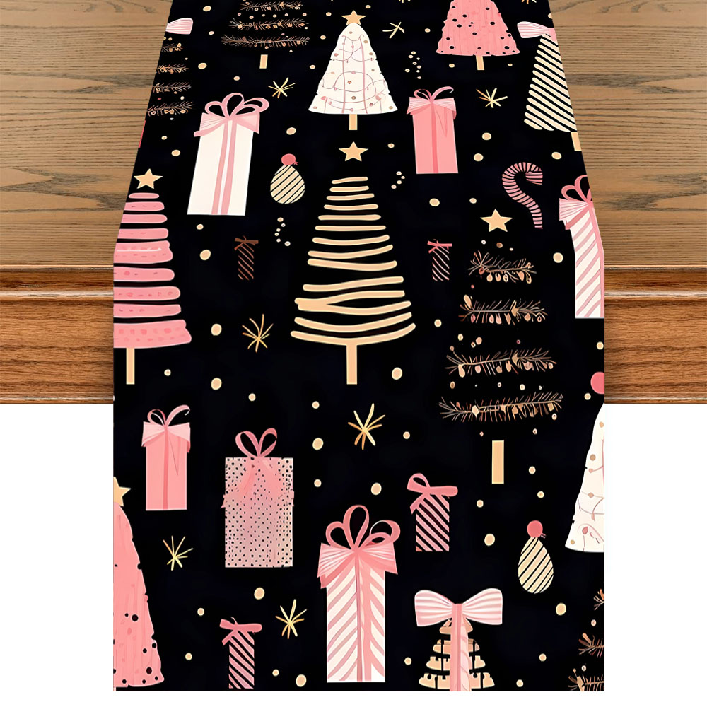 Christmas Table Runner Pink Xm - Christmas Table Runner review and price