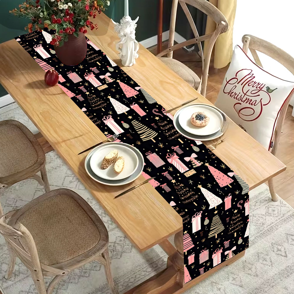 Christmas Table Runner Pink Xm - Christmas Table Runner review and price