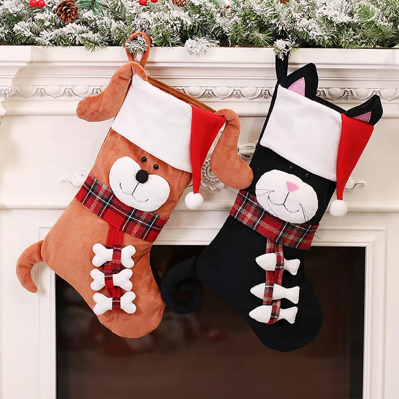 3D Animal Christmas Stockings  - Christmas Stocking Hanging review and price
