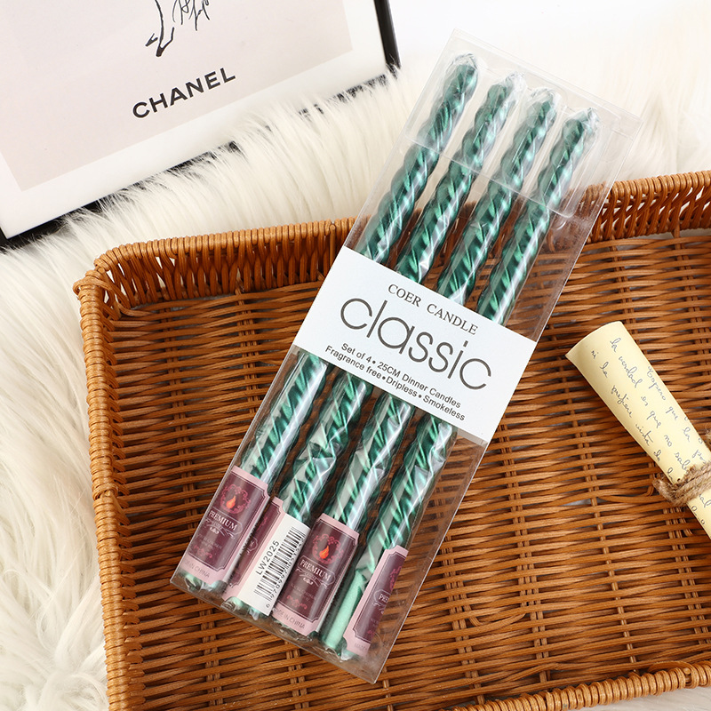 4pcs European-style Long-pole  - Holiday Candle Set review and price