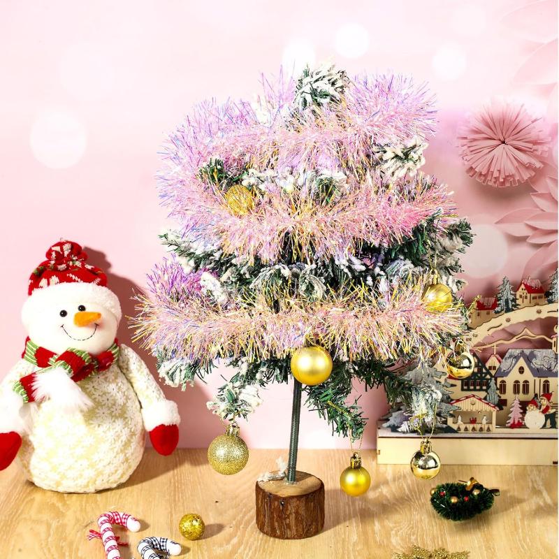 1/3/5PCS 2M Pink Christmas Tin - Tinsel Garland Decoration review and price