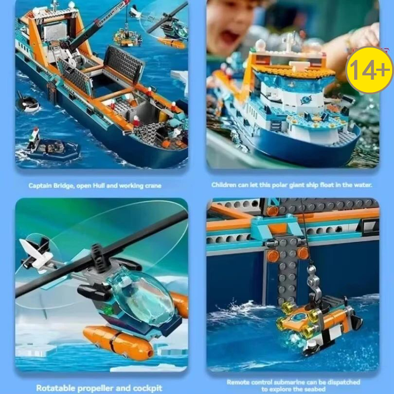 Super popular 815PCS City Deep - Lego Set City review and price