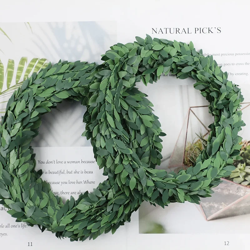 7 Meters Iron Wire Green Leaf  - Christmas Wreath Fake review and price
