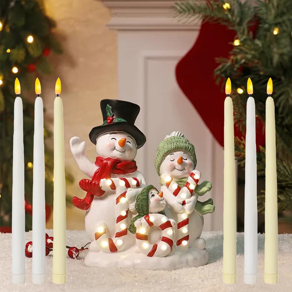 6pcs LED Flameless Taper Candl - Holiday Candle Set review and price