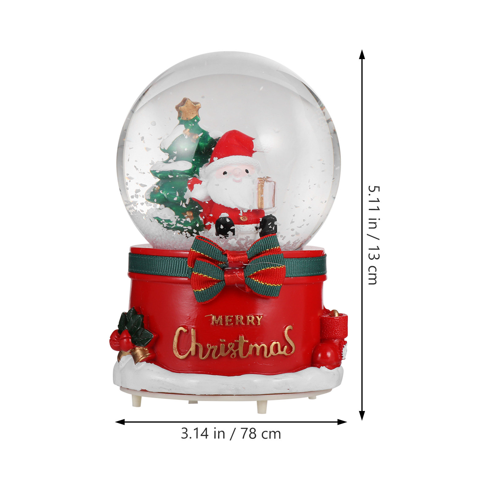 Christmas Santa Claus Globe Mu - Snow Globe Musical review and price