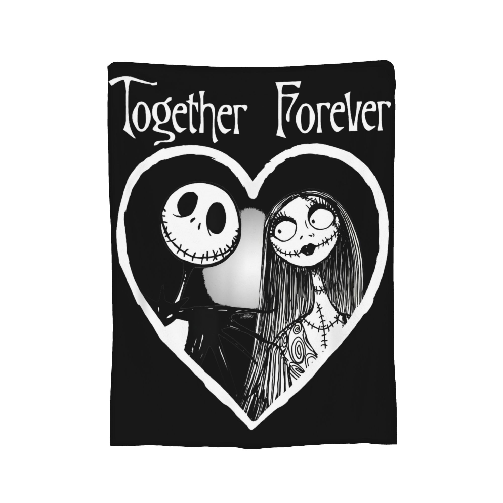 Jack Skellington Together Fore - Christmas Throw Blanket review and price