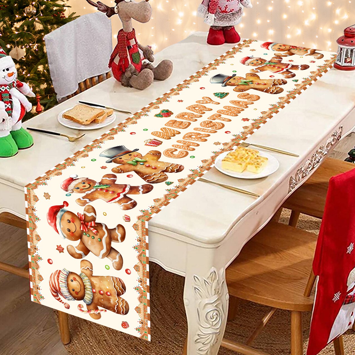 Christmas Santa Clause Polyest - Christmas Table Runner review and price