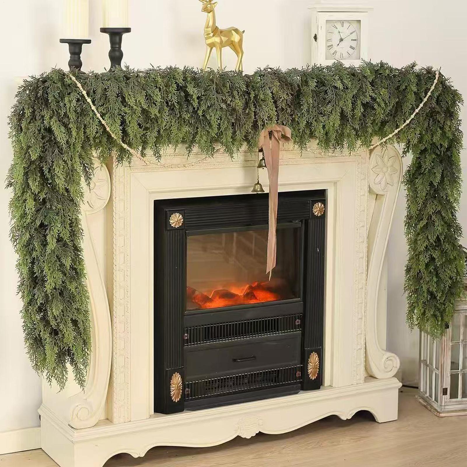Christmas Garlands Artificial  - Christmas Wreath Fake review and price