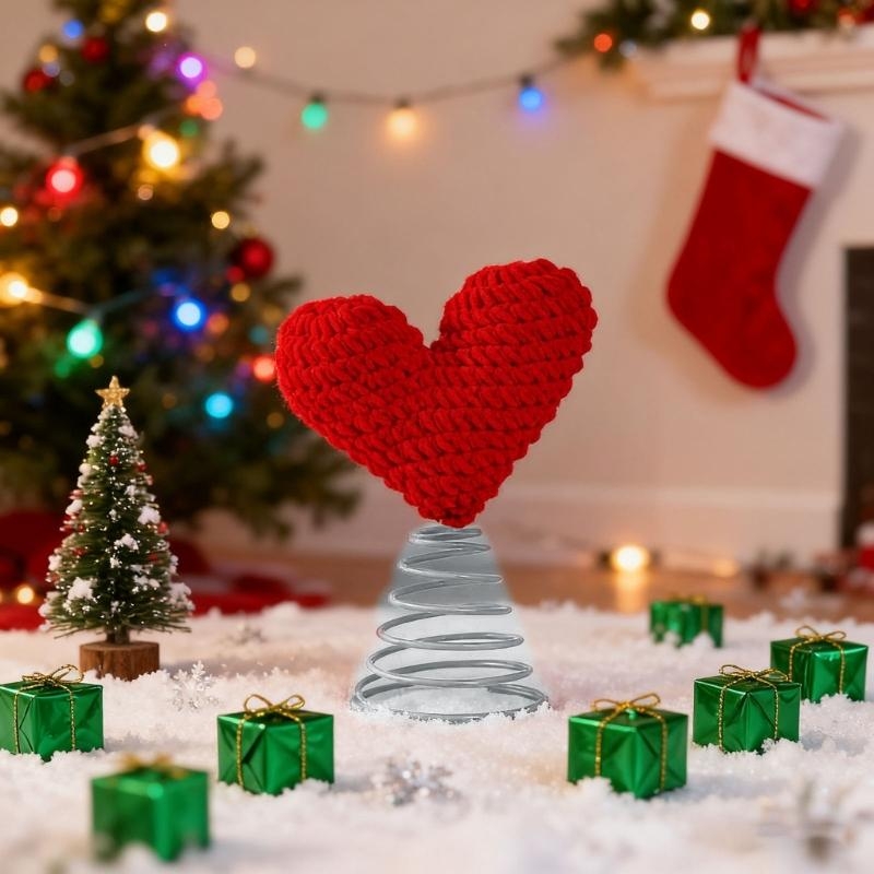 Spring Loaded Heart Christmas  - Star Tree Topper review and price