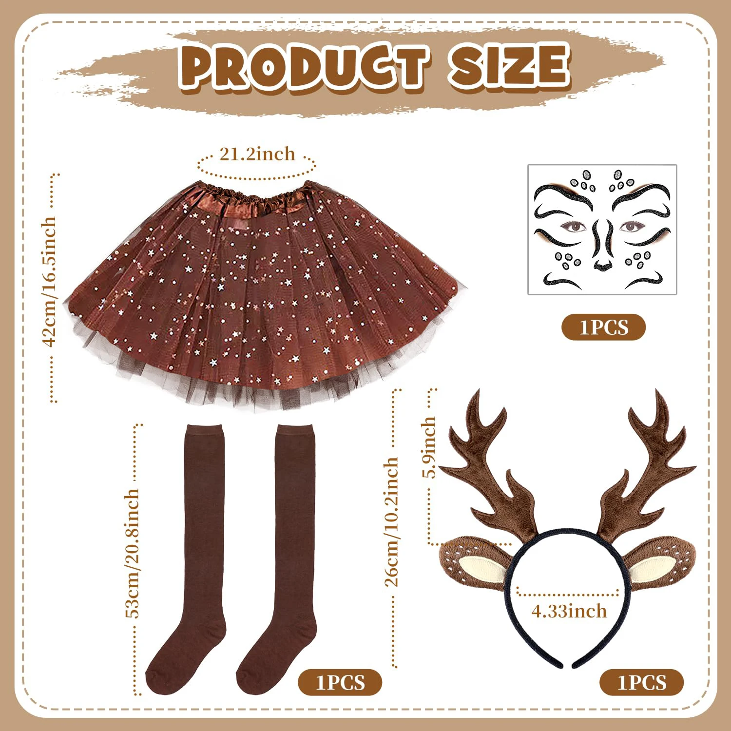 Carnival Deer Costume Women De - Reindeer Antlers Headband review and price
