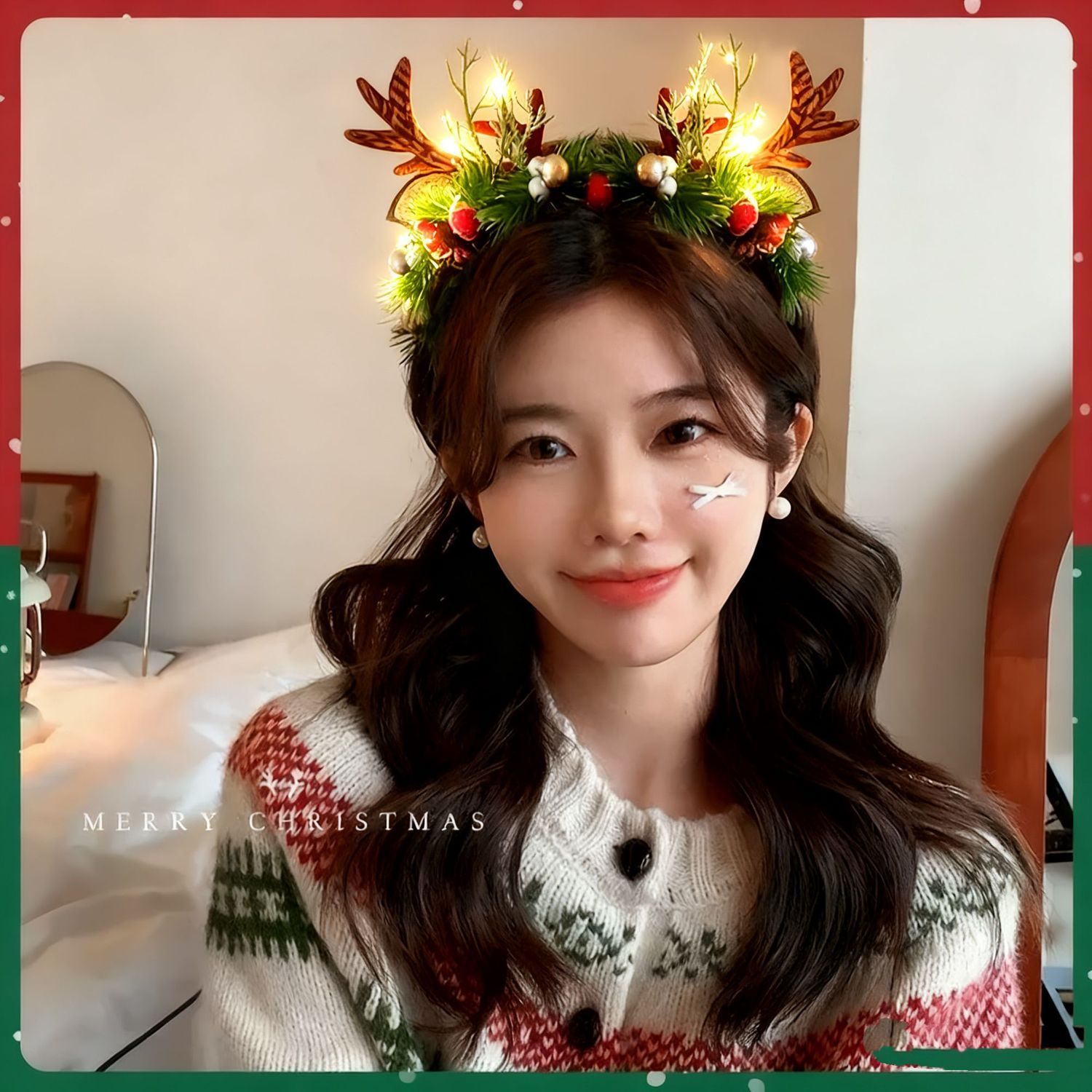 Christmas Reindeer Antlers Hea - Reindeer Antlers Headband review and price