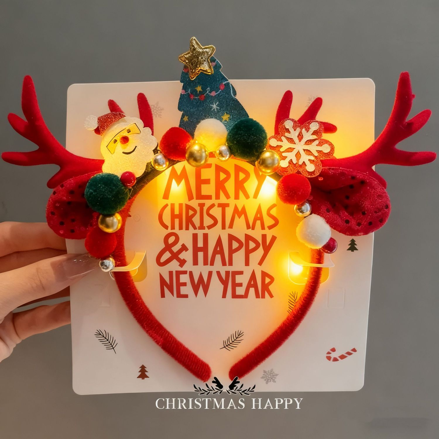 Christmas Reindeer Antlers Hea - Reindeer Antlers Headband review and price