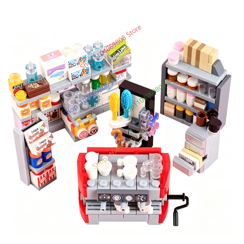 MOC City Food Building Blocks  - Lego Set City review and price