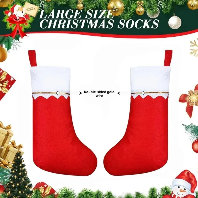12-24PCS Christmas Stockings H - Christmas Stocking Hanging review and price
