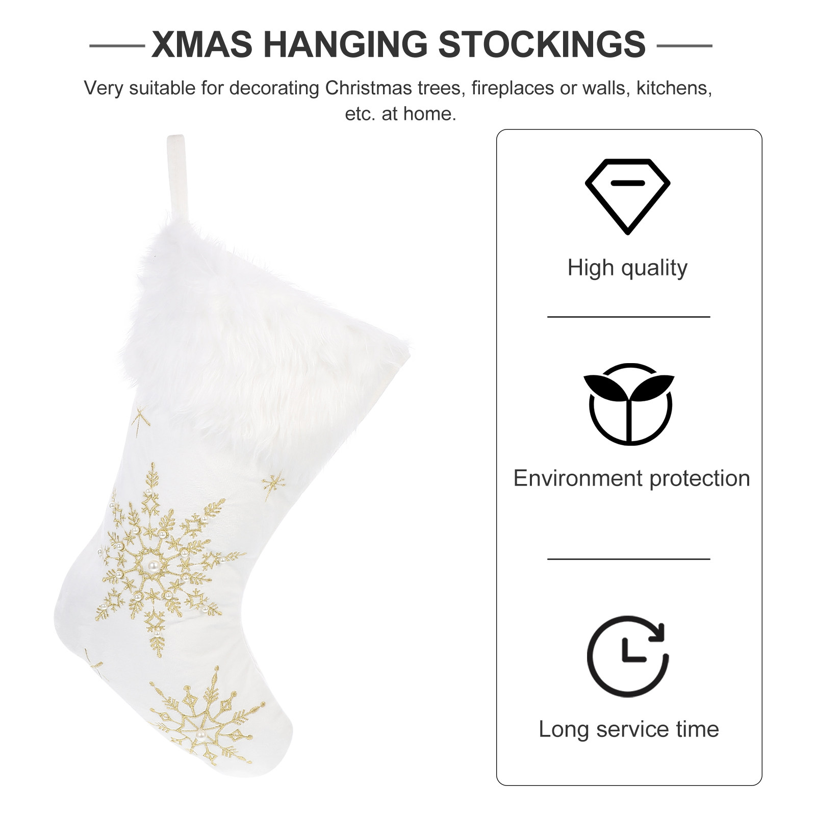 1Pcs Xmas Sock Decor Hanging P - Christmas Stocking Hanging review and price