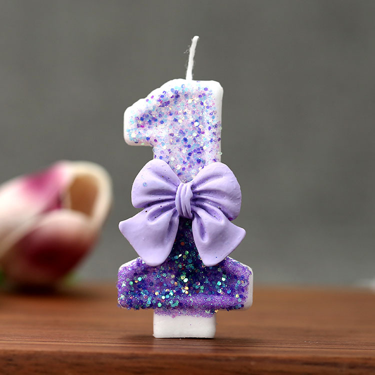 Creative Glitter Gradual Purpl - Holiday Candle Set review and price
