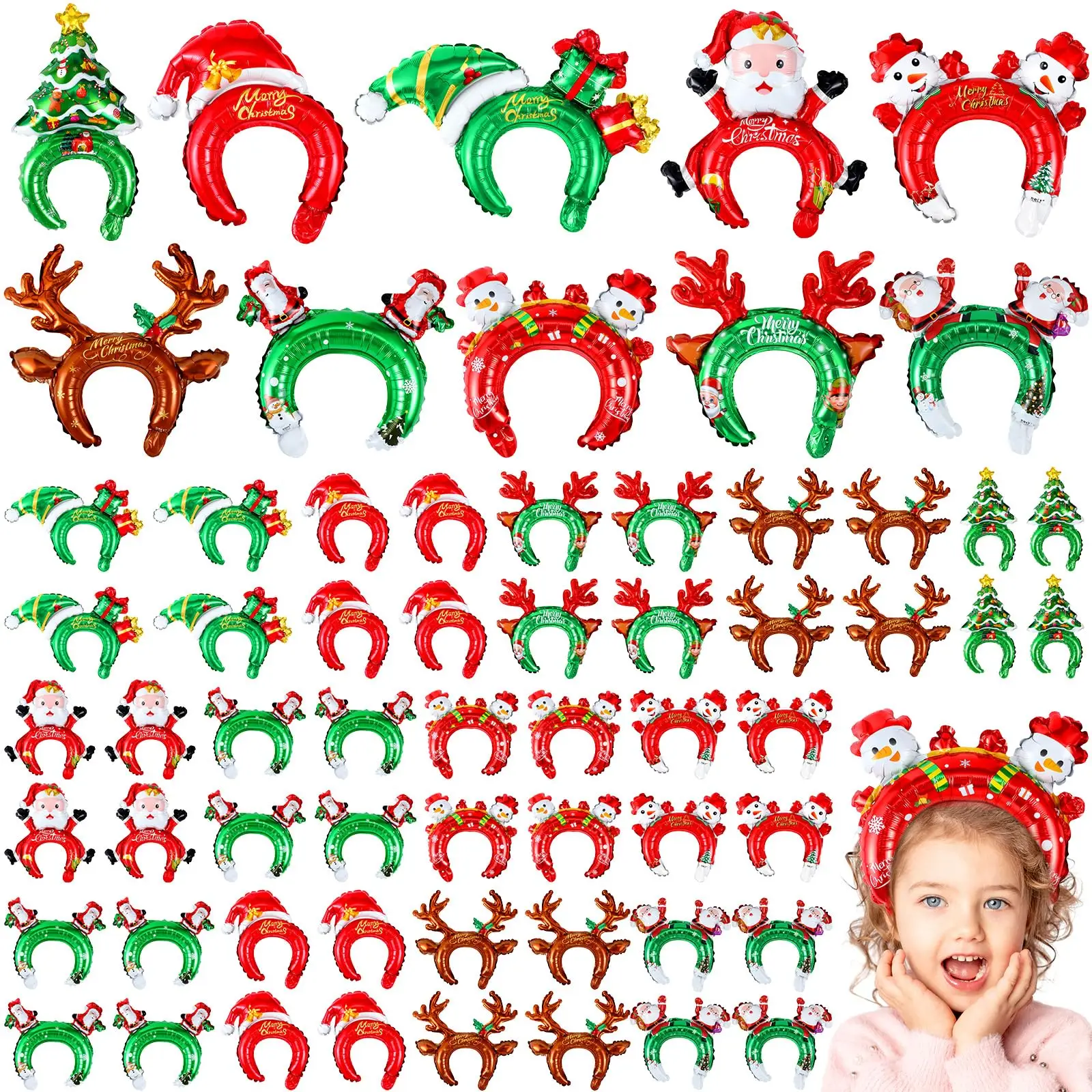 Christmas Inflatable Headbands - Reindeer Antlers Headband review and price