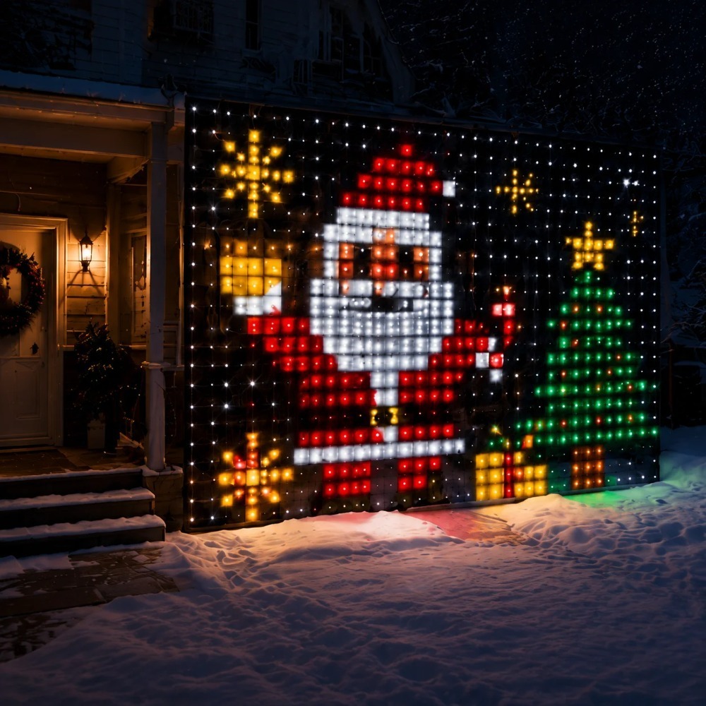 Smart RGB LED Curtain Lights B - Led Fairy String Lights review and price