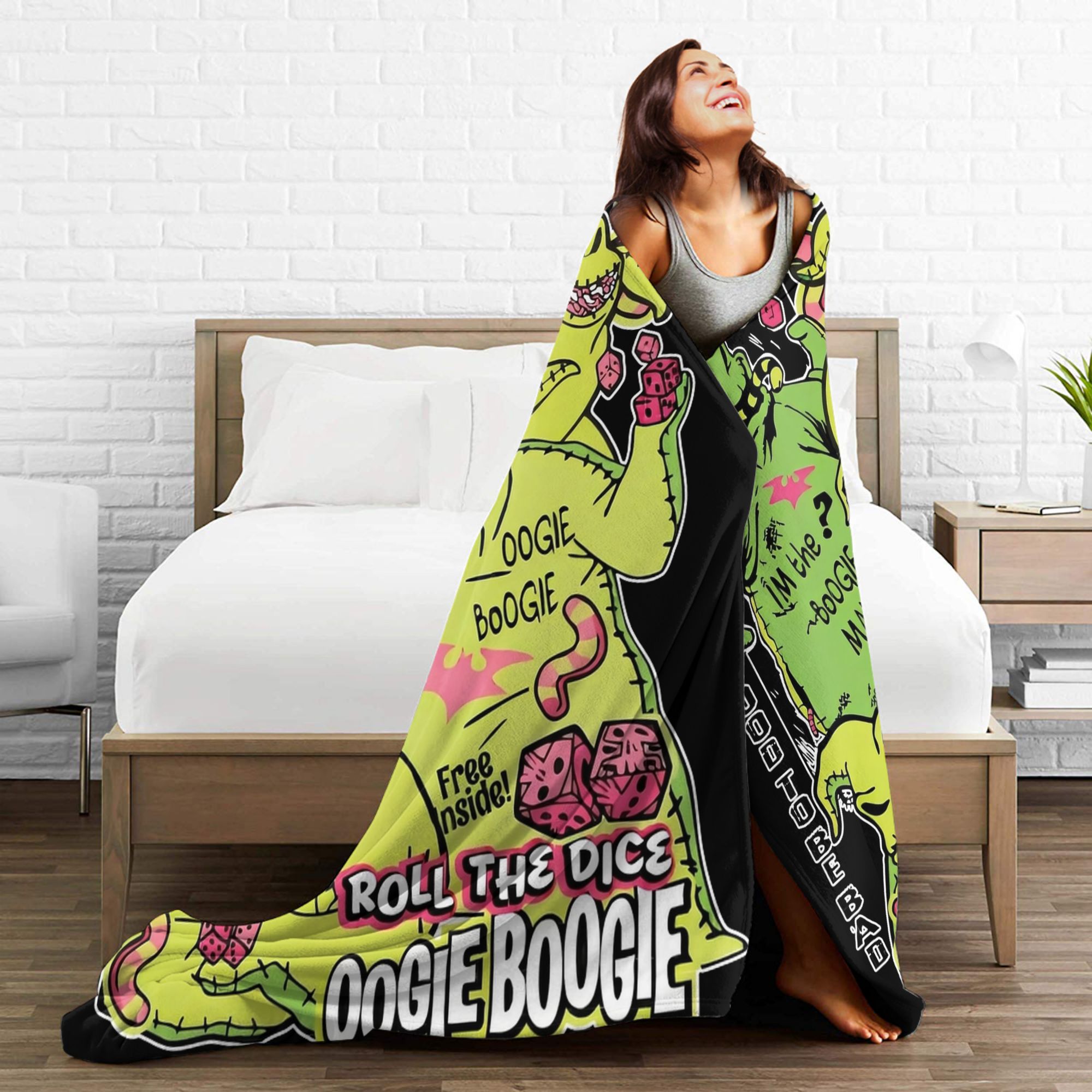 Nightmared Before Christmas Oo - Christmas Throw Blanket review and price