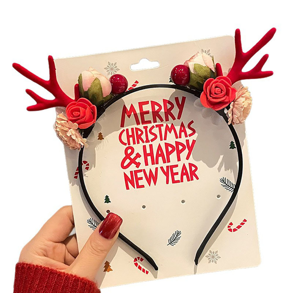 Cute Hair Accessories Velvet C - Reindeer Antlers Headband review and price
