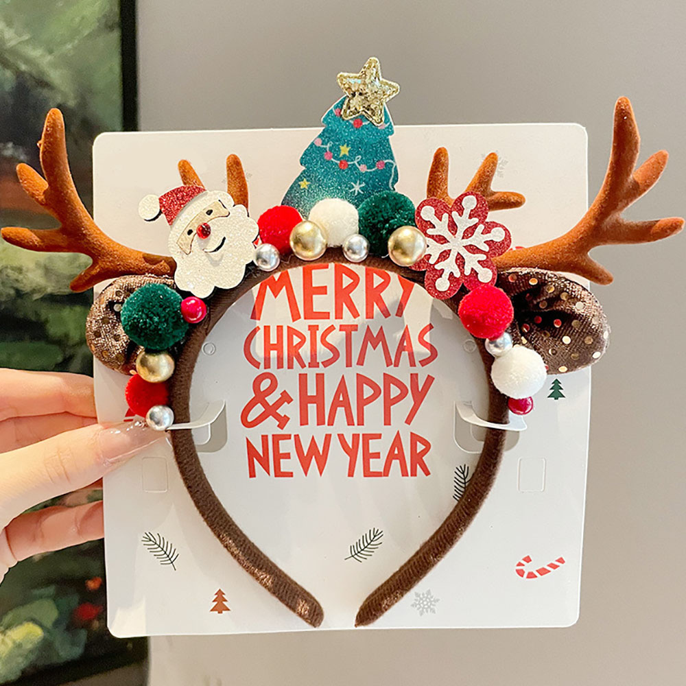 Cute Hair Accessories Velvet C - Reindeer Antlers Headband review and price