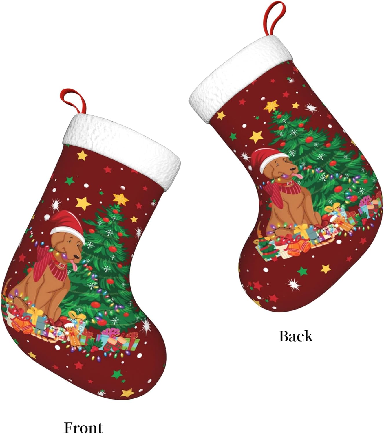 Christmas Dog Light Design 17. - Christmas Stocking Hanging review and price