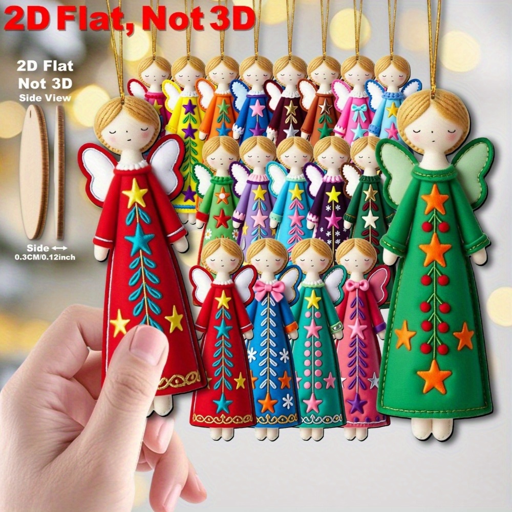 16Pcs Colorful Angel Decoratio - Star Tree Topper review and price
