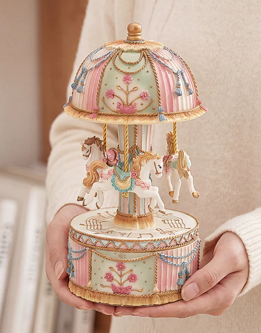 Carousel Music Box Snow Ball M - Snow Globe Musical review and price