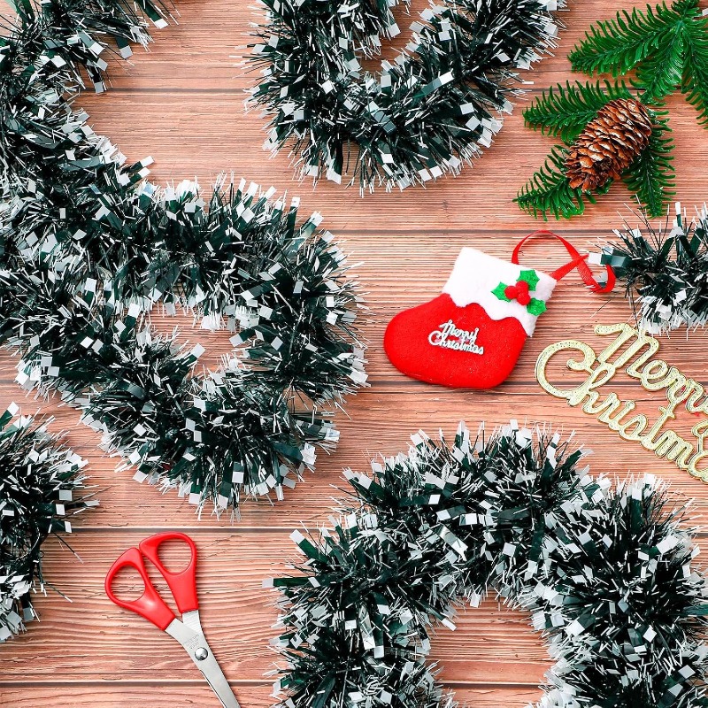 2/20m Christmas Ribbon Garland - Tinsel Garland Decoration review and price
