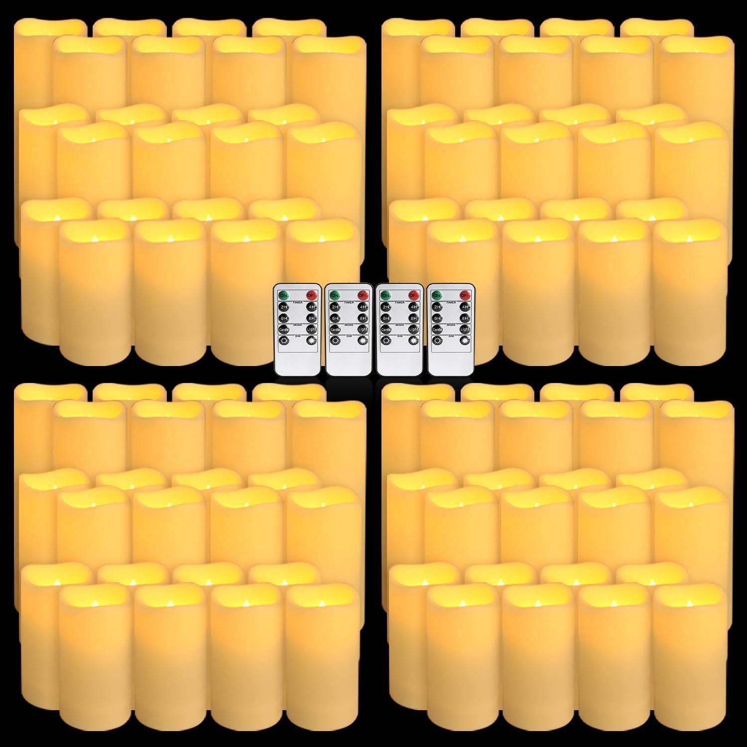 Set of 96 Waterproof Outdoor F - Holiday Candle Set review and price