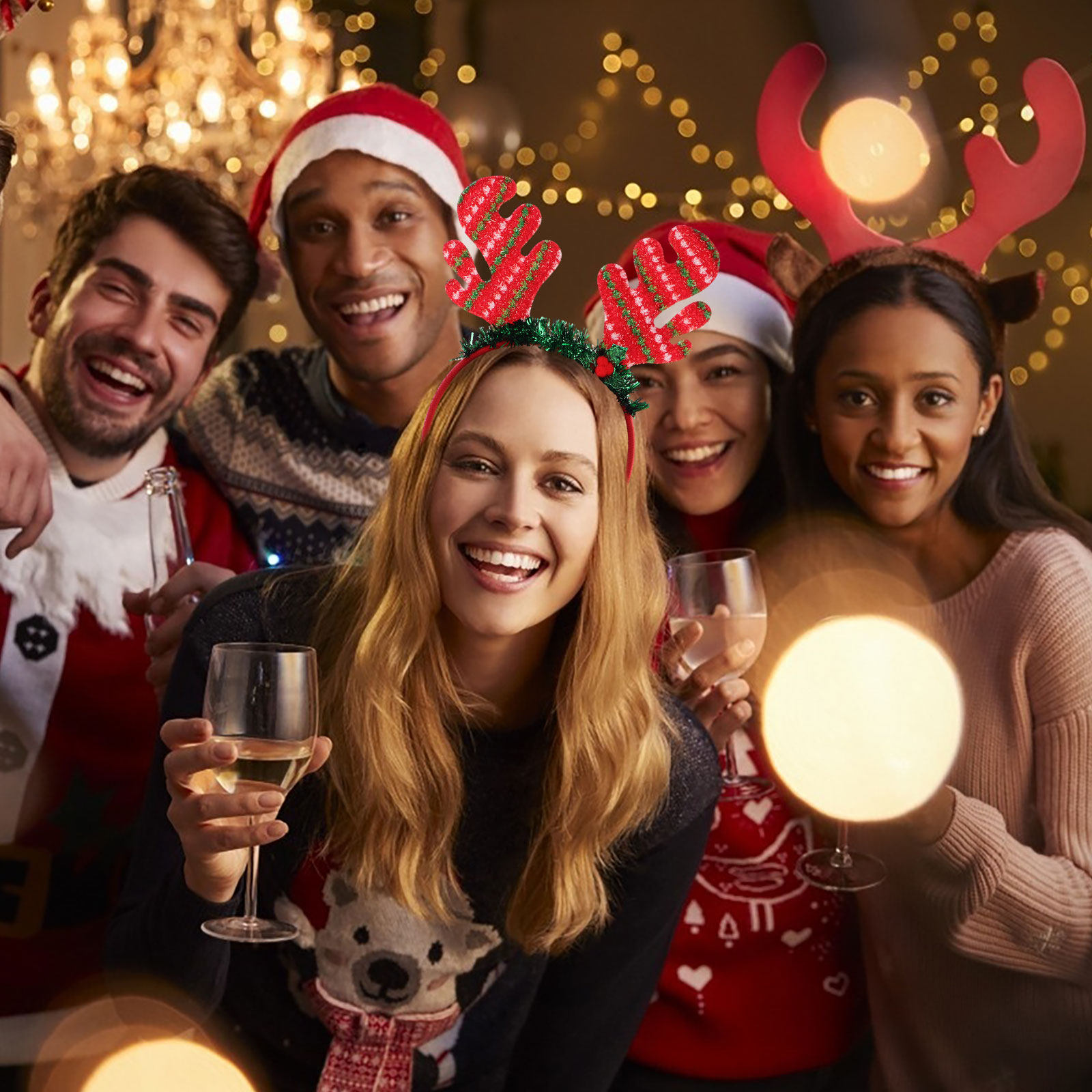 Christmas Reindeer Antlers Hea - Reindeer Antlers Headband review and price